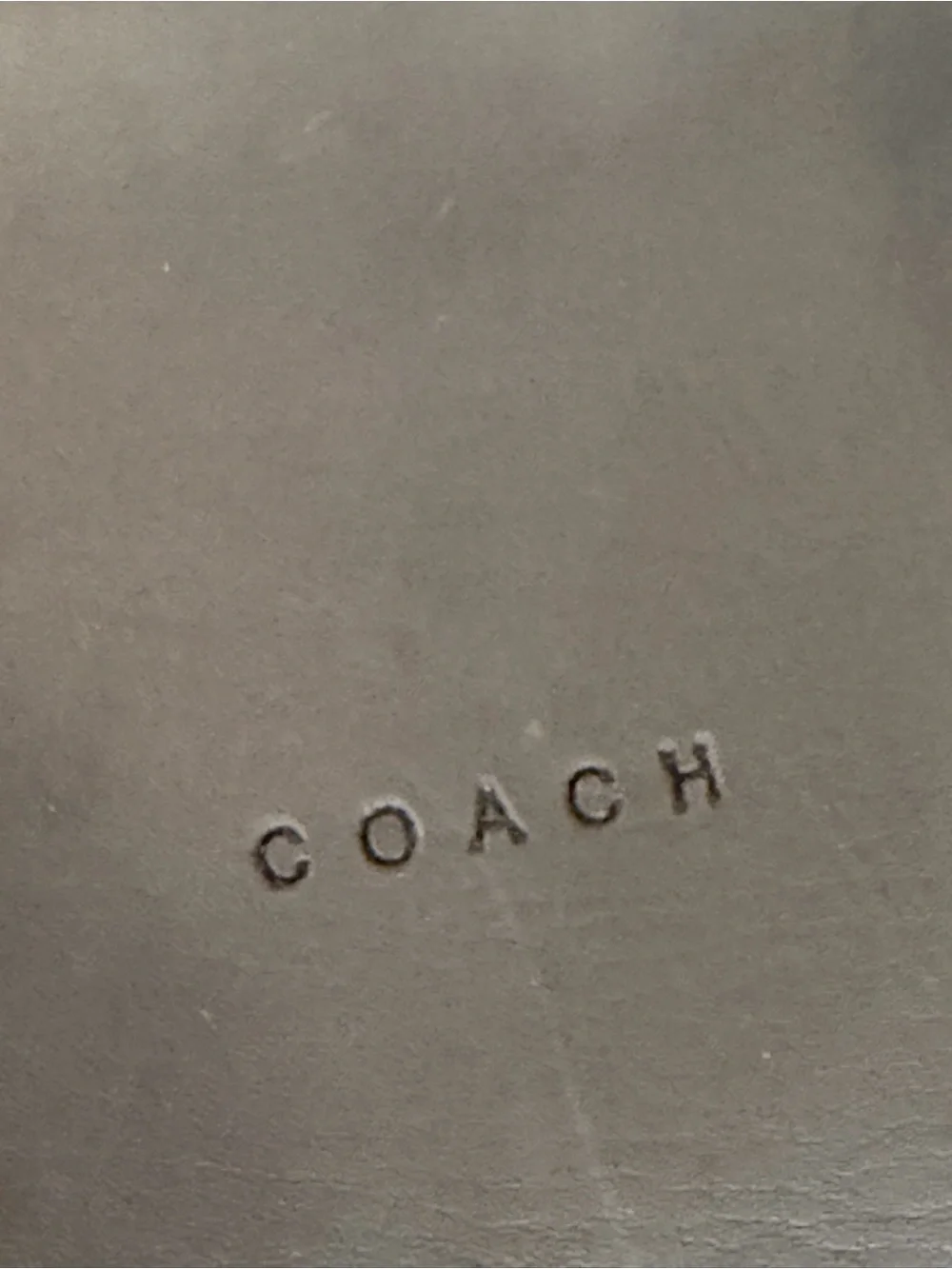Unisex vintage Coach Black Leather Messenger backpack